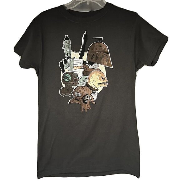 TeeFury Star Wars Hunters for Hire Boba Fett Gray Graphic T-Shirt 2XL Movie New - Picture 1 of 3